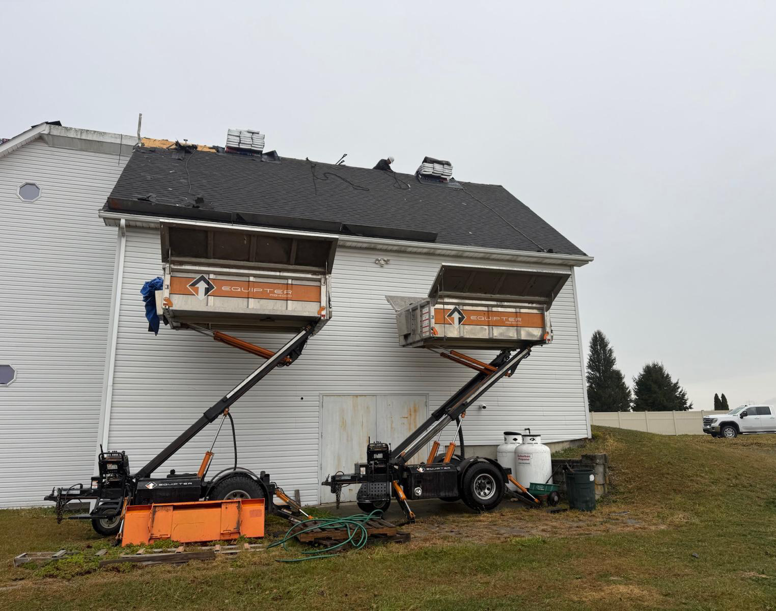 Siding installation